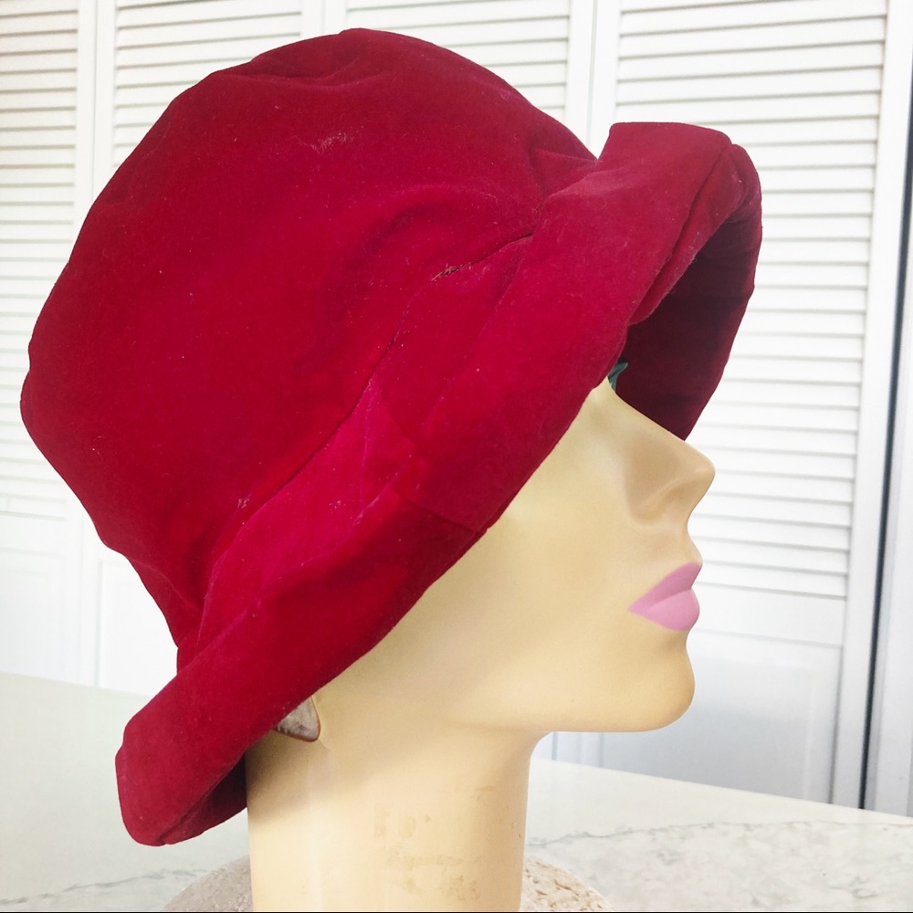 90’s Red Velvet Bucket Hat